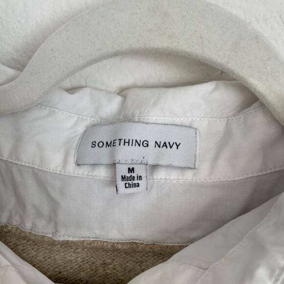 SOMETHING NAVY Neutral Tan Striped Sweater - Picture 11 of 16